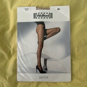 Wolford fishnets tan